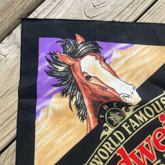Budweiser Clydesdales Vintage Bandana - Picture 3 of 5